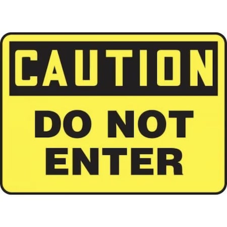 Accuform OSHA CAUTION SAFETY SIGN DO NOT FRMADM629XP FRMADM629XP